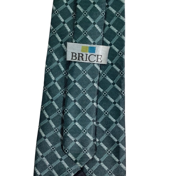Brice Green Patterned Tie - Picture 5 of 6